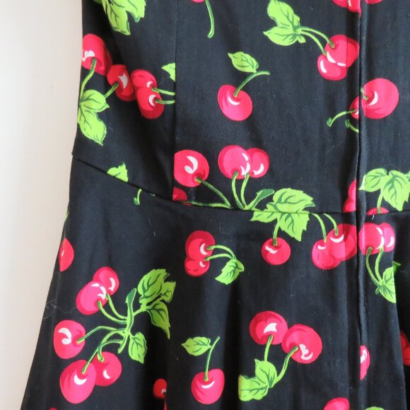 PINUP COUTURE Heidi Black Cherry Swing Dress 50s Rockabilly Retro - Size S NWT - Picture 12 of 15